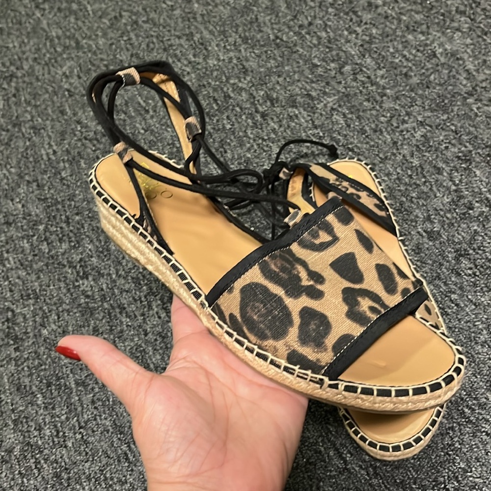Franco Sarto Woman’s Leopard Print Sandal